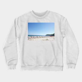 Beach, Binz, Ruegen, Mecklenburg-Western Pomerania, Germany Crewneck Sweatshirt